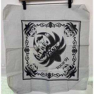 Hank Williams Jr Pure Hank Concert Tour Bandana Handkerchief Country 1991 READ